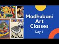 Madhubani art class 1 for beginners