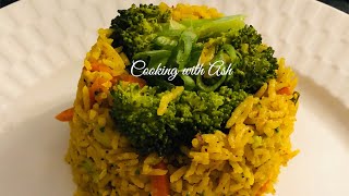 Garlic and Turmeric Rice