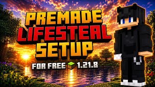 💥 BEST Lifesteal 1.21.8 Server Backup | Server Setup For FREE ✨