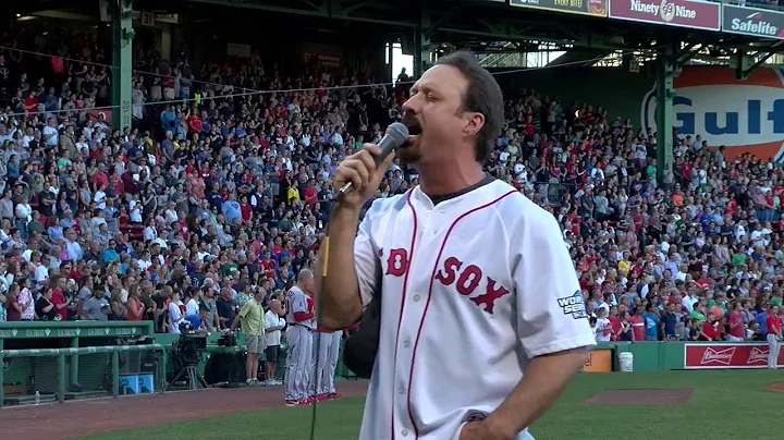 Jamie Lee Thurston National Anthem at Fenway Park