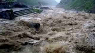 kedarnath Disaster .....bridge on 16-06-2013 at 6.30pm