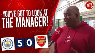 Man City 5-0 Arsenal | You've Got To Look At The Manager! (Robbie)