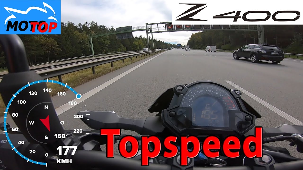 Kawasaki - AUTOBAHN - GPS 182km/h - YouTube