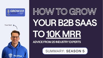 S5E21 – How to grow your B2B SaaS to 10K MRR? Advice from 20 experts