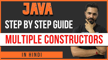 Java tutorial in Hindi for beginners #44 Two Constructors in java | Multiple Constructors