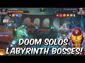 Doom Solos Labyrinth of Legends Bosses! - Unstoppable Colossus & More! - Marvel Contest of Champions