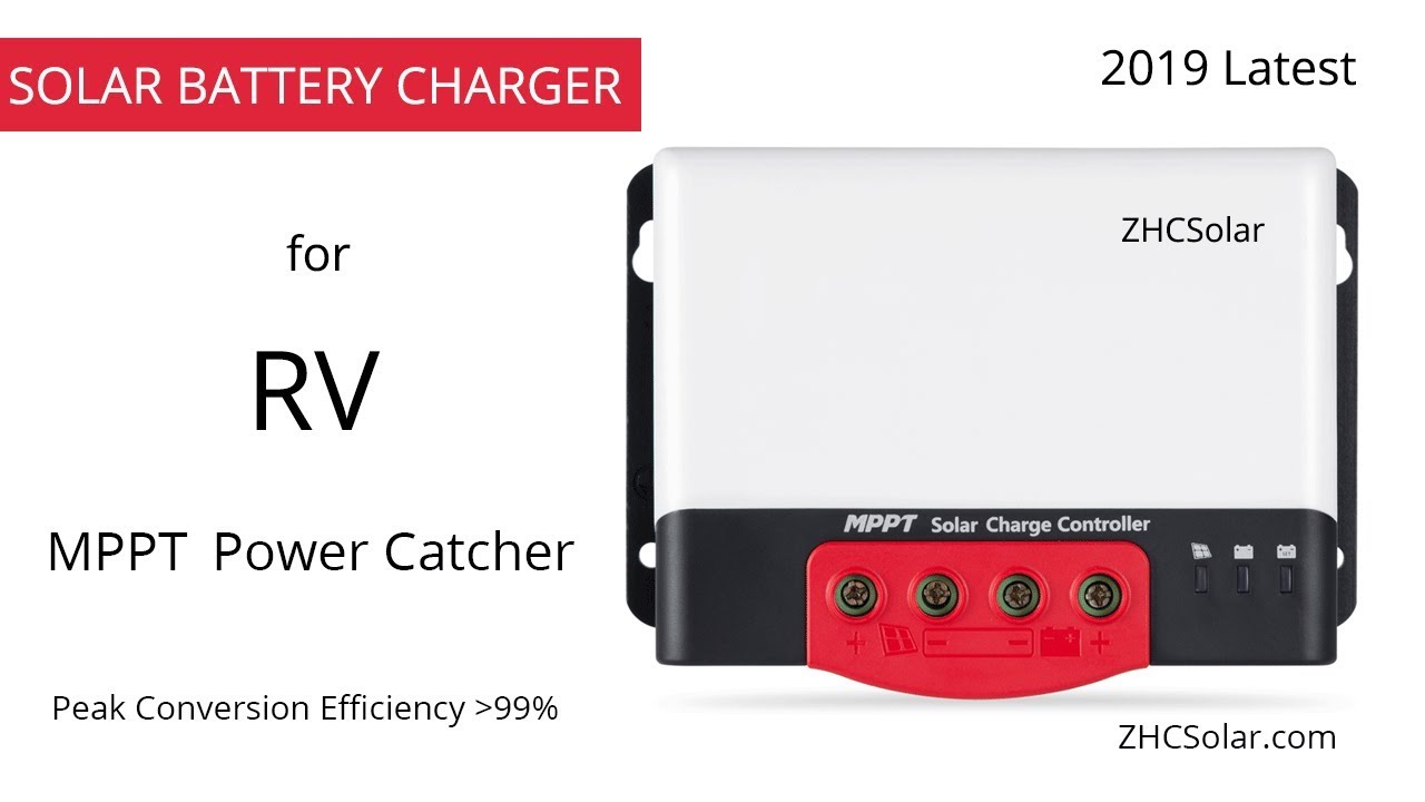 MPPT RV Solar Battery Charger for Camper Van Trailer Panels Charge 30