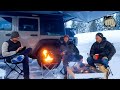 Beach Camping in the Rain / Escaping into the Snow - Overland Adventure  @TrailNewbie @flyfisher530