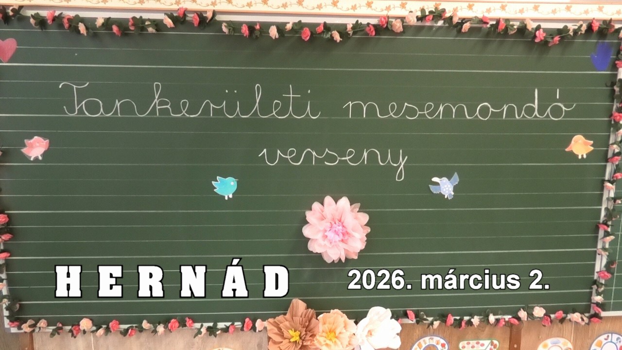 Tankerületi Mesemondó verseny a hernádi Általános iskolában 2026