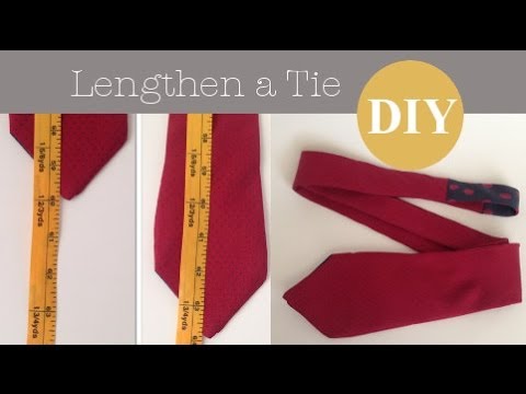 How to lengthen a Gentleman&rsquo;s Tie