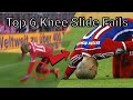 Top 6 Football Knee Slide Fails