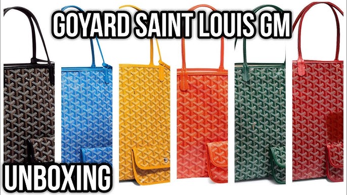 Goyard St Louis GM Black & Tan Tote Designer Bag Unboxing 2021 