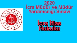 İcra Müdürlüğü Sınavına Nasıl Çalışmalıyım İcra İflas Kanunu--