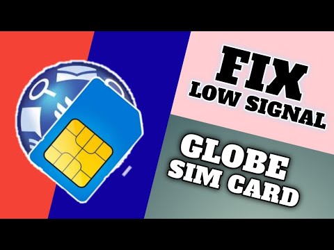 How to fix low signal globe SIM card? | Poor signal only sim card problem resolved | Tutorial 2021