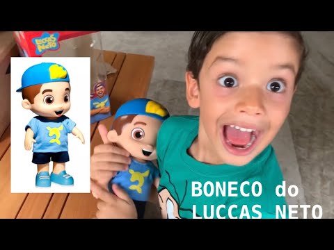 BONECO GIGANTE DO LUCCAS NETO GANHOU VIDA 