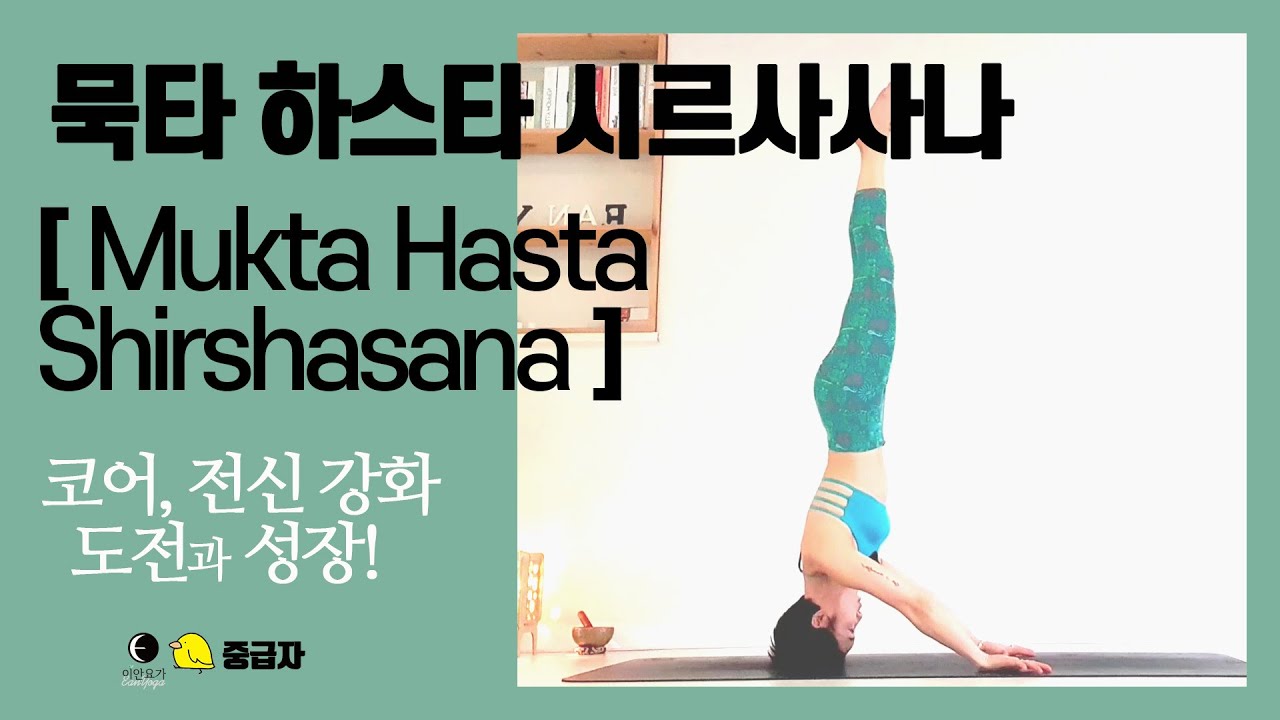 요가마님 [헤드 스탠드] [물구나무 서기] 전신 순환ㅣ왕의 자세ㅣ전신 강화ㅣ묵타 하스타 시르사사나
