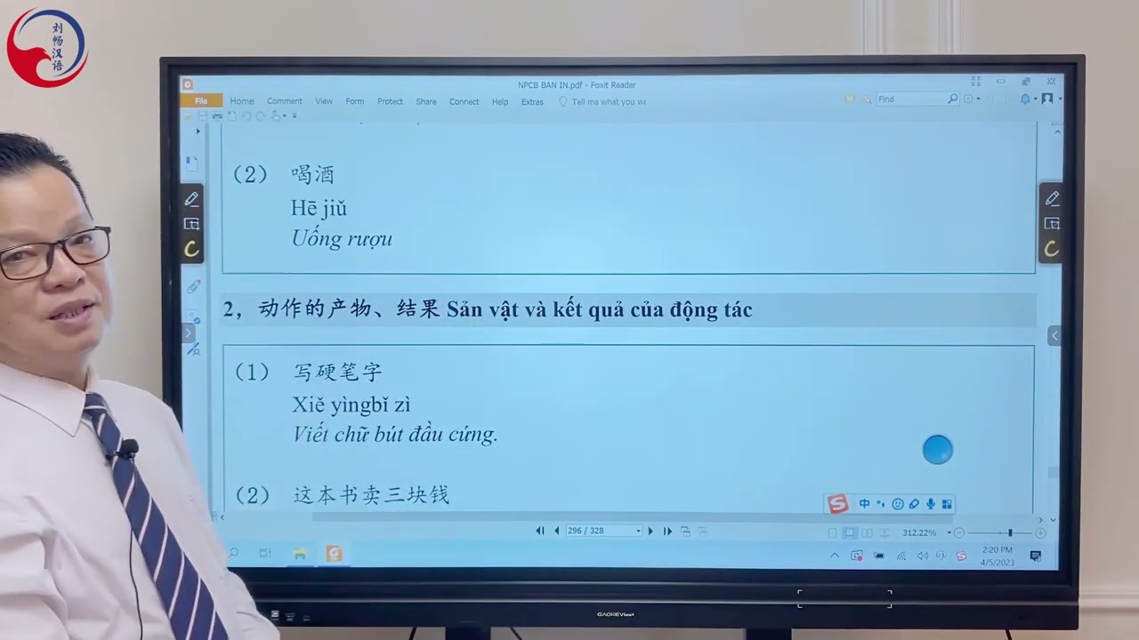 CỤM TỪ ĐỘNG TÂN - HỌC TIẾNG TRUNG CÙNG THẦY LIU CHANG