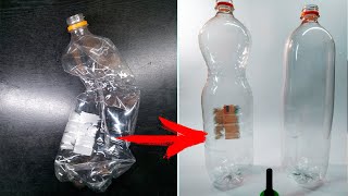 Jak wyprostować plastikową butelkę - zrób to sam / LIFEKAKI #plastikowąbutelkę