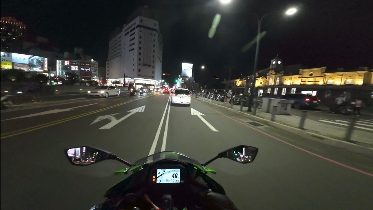 Kawasaki ZX4RR Night Ride POV 沉浸式夜騎 Akrapovič full exhaust system + quick shifter with DJI Action 2