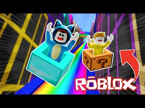 El Tobogan Mas Peligroso Del Mundo Carrera De Cajas Roblox Bebe Milo Vita Y Adri Amiwitos Youtube - carrera en el tobogan mas peligroso de roblox youtube