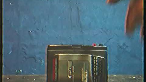 Ambient guitar with walkman cassette