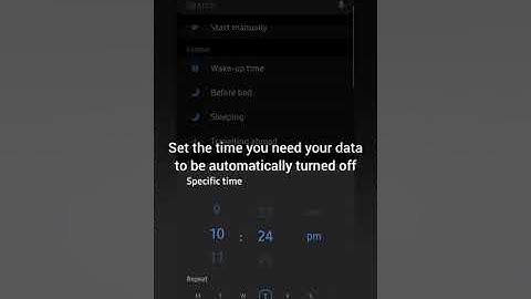 Mobile data automatic on off | timer for mobile data | bixby routine | samsung phones