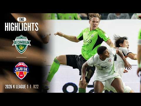 [Full ENG] 2026 K LEAGUE 1 I R22 I Jeonbuk vs Jeju I 15-Min Extended Highlights