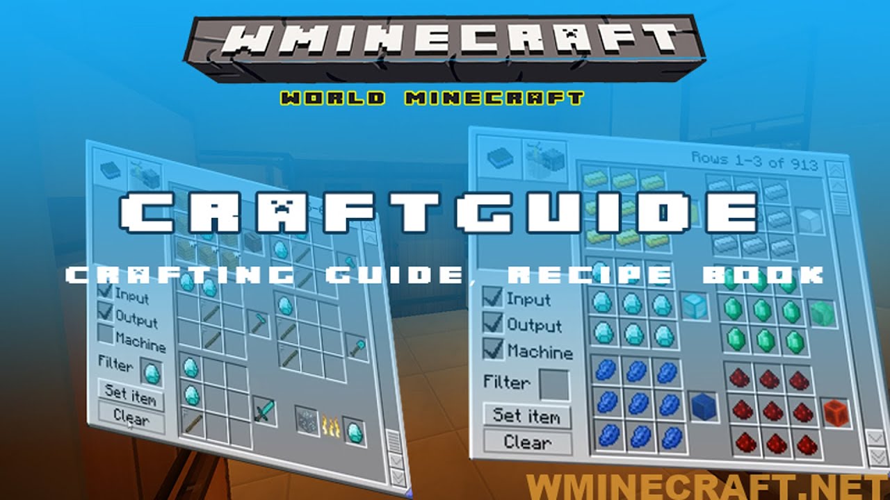 How To Install Craftguide Mod Minecraft 116311221710 Youtube