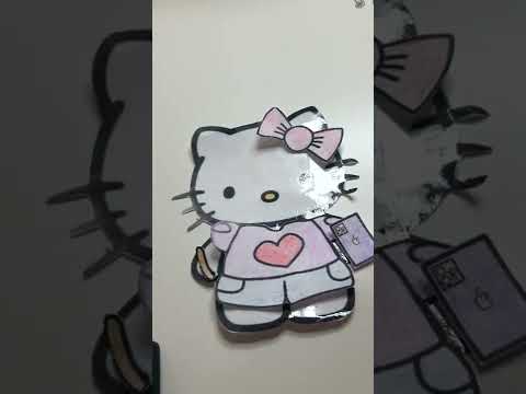Бумажная косметика и одежда для Хеллоу Китти - hello kitty поделки из ...