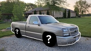 INSTALLING 22" WHEELS ON MY 4/6 DROPPED SINGLE CAB SILVERADO!