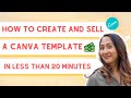 How to create and sell a canva template in less than 20 minutes