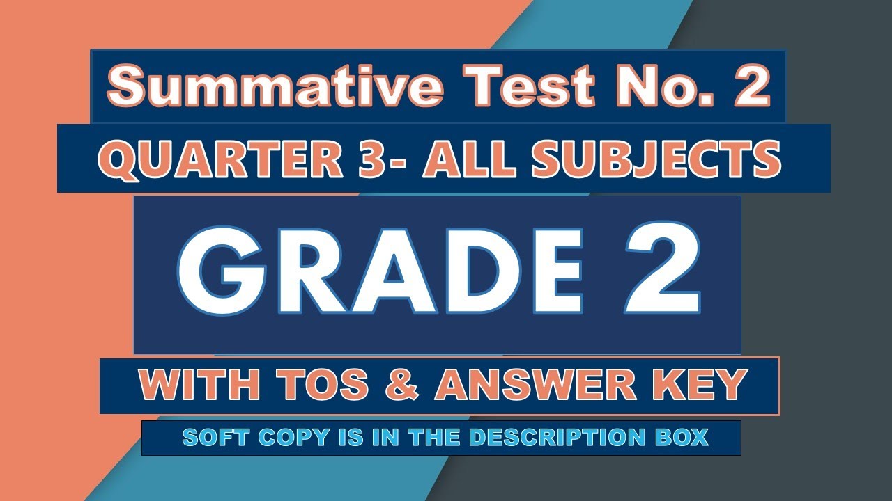 creative writing summative test answer key