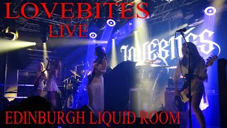 Lovebites... ''Signs Of Delivereance/Don't Bite The Dust''...live in Edinburgh's Liquid Room.