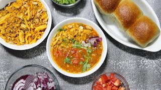How to Prepare Crowd / Batch Cooking Misal Pav + Sev Usal Video Recipe | Bhavna's Kitchen screenshot 5