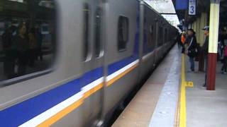 1207B次EMU700回送調車場