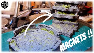 Modular ruins and wizards tower for DND designed by John Hosenfeld