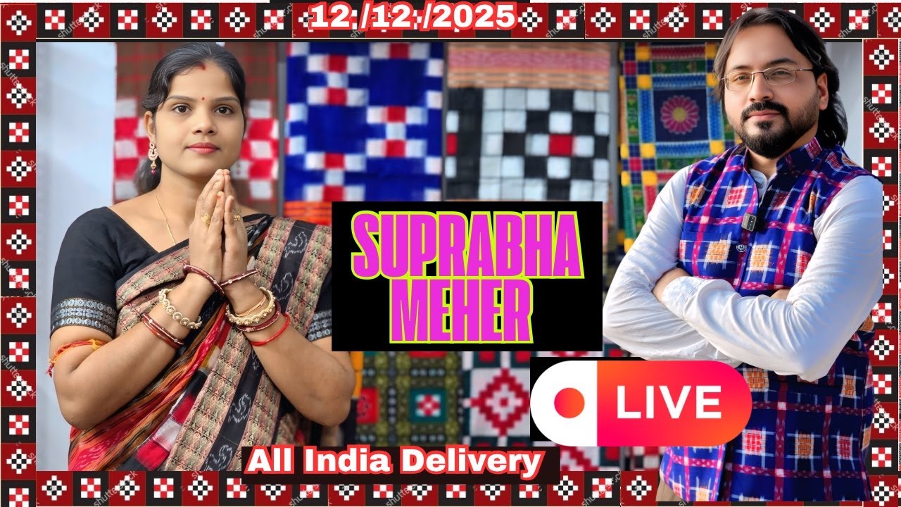 Suprabha Meher Handloom | Authentic Sambalpuri Saree Collection | 9868919134📌 Description:🧵 Explore