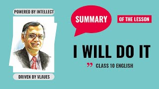 'I will do it' (by Sudha Murthy) || Lesson Summary || ESL DRILL || MNB ACHARI