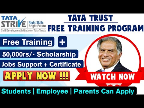 Free TATA strive training | tata strive courses | tata strive skill development center | tata strive