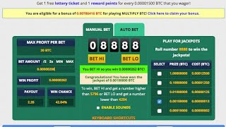 Freebitcoin Script Jackpot 1 Btc