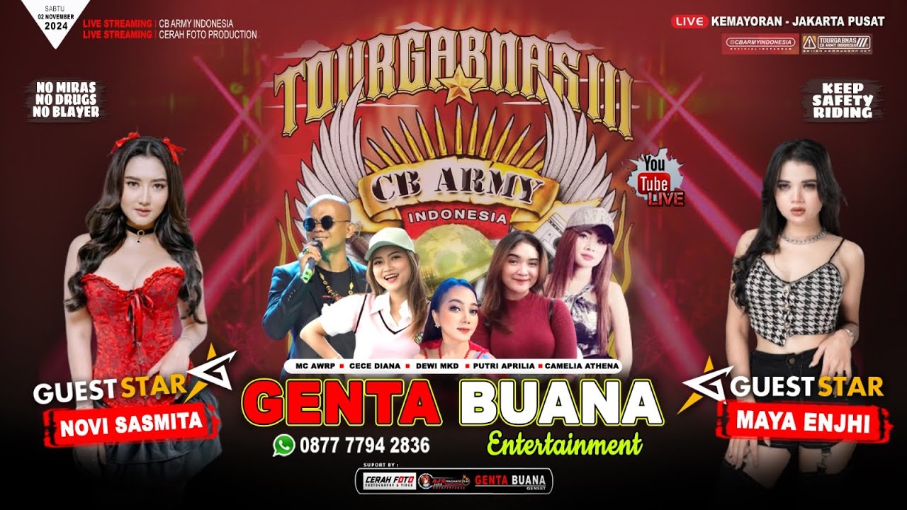 LIVE TOURGABNAS III CB ARMY INDONESIA | GENTA BUANA ENTERTAINMENT - AJS AUDIO 2