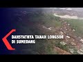 Ini Penampakan Dampak Longsor di Sumedang dari Udara