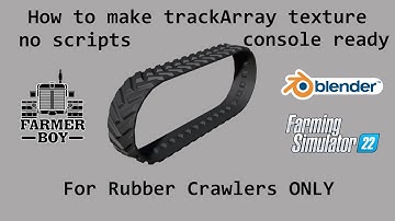 How to make trackArray texture - MODDING - FS22 - BLENDER