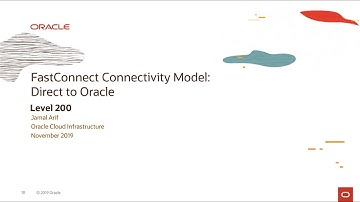FastConnect - Level 200 - Part 3 - Connectivity Models