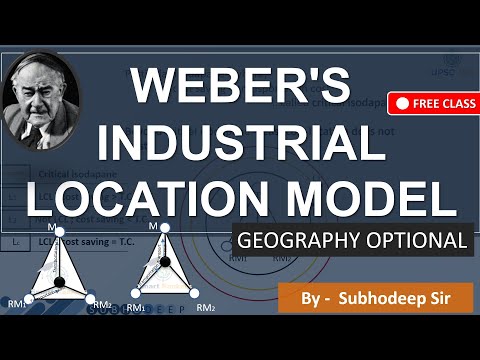 वीडियो: वेबर का औद्योगिक अवस्थिति का मॉडल क्या है?