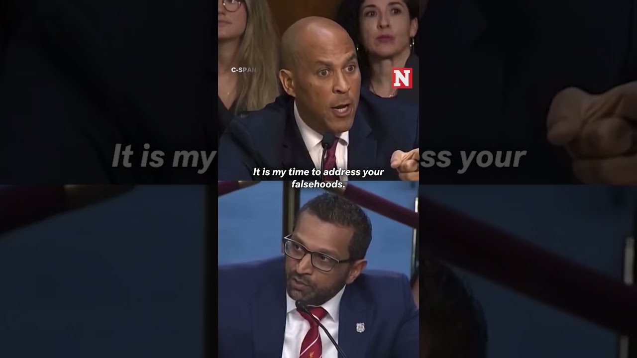 Kash Patel Calls Cory Booker Embarrassment In Senate Shouting Match