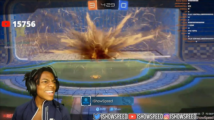 IShowSpeed Tries Rocket League for the first time...