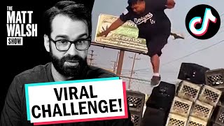 ⁣Matt Walsh REACTS to Viral Milk Crate Challenge