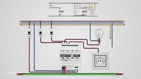 SATEL KNX-SA41 – universal switch actuator