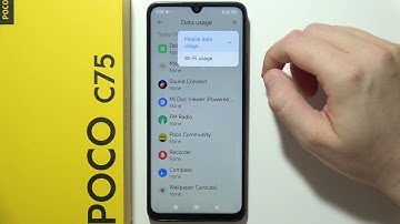POCO C75: Hoe controleer je het mobiele dataverbruik?